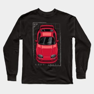 Supra JZA80 MKIV (Renaissence Red) Long Sleeve T-Shirt